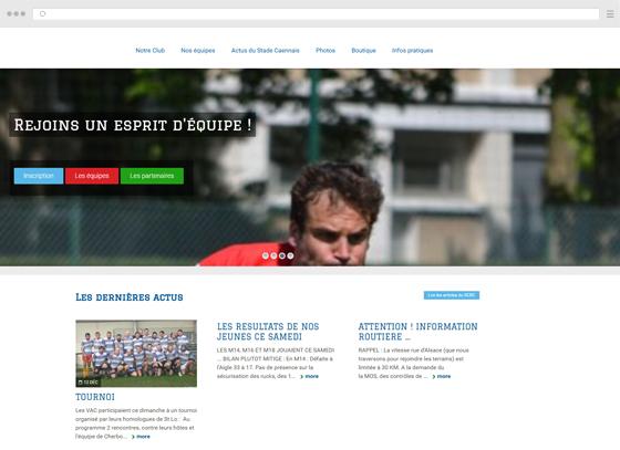 creare un sito per un club di rugby