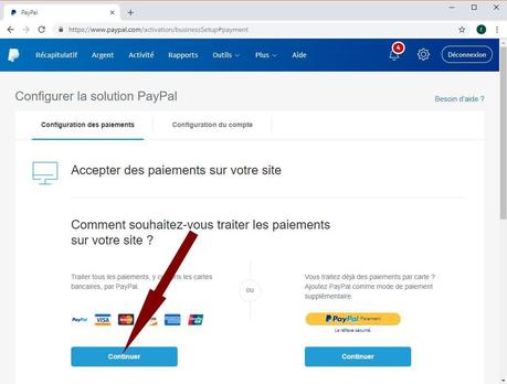 etape 2 paypal